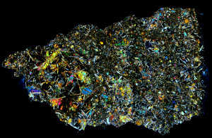 Pasamonte Meteorite Thin Section