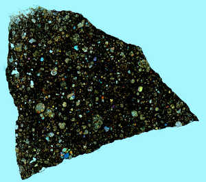 Sahara 99544 Meteorite Thin Section