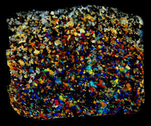 NWA 5400 Meteorite Thin Section
