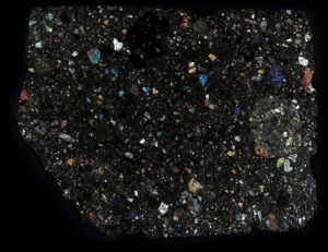 NWA 8595 Meteorite Thin Section